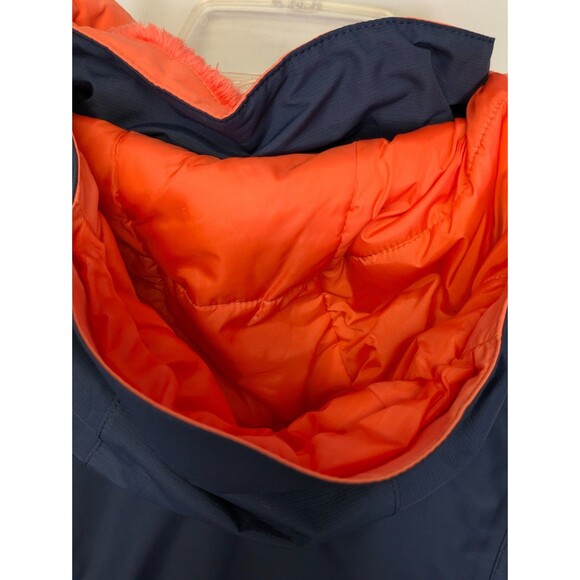 The North Face Inlux Insulated Hyvent Hooded Jacket Medium Blue Fleece Lined - Picture 9 of 13